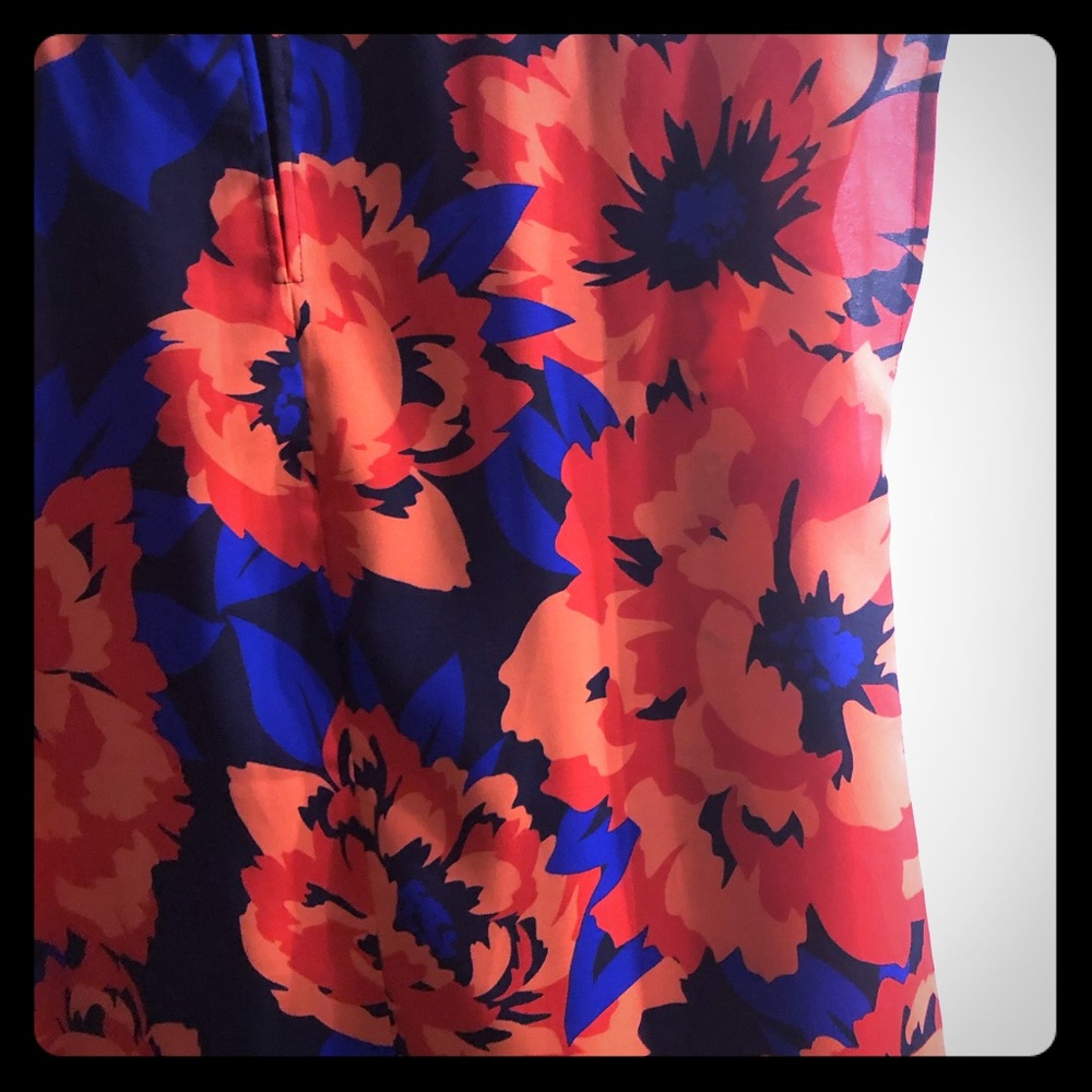 Floral Tommy Hilfiger Short Sleeve Pullover Blouse